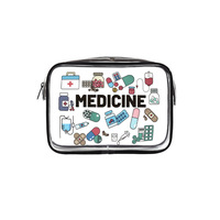 Organisateur transparent écologique avec fermeture à glissière, imperméable, portable, grande capacité, trousse de maquillage en PVC transparent, sac cosmétique