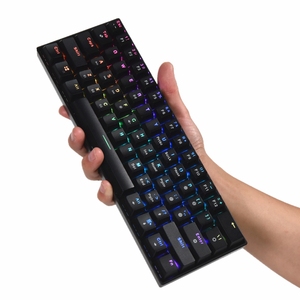 HZGAMER <span class=keywords><strong>Clavier</strong></span> mécanique de jeu BT 61 touches <span class=keywords><strong>Clavier</strong></span> de jeu portable <span class=keywords><strong>sans</strong></span> <span class=keywords><strong>fil</strong></span> RVB LED - Product Image 5