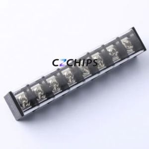 DBT40S-9.5-8P-BK-P Barrier Terminal Block P=9.5mm Connector ( Pitch: 9.5mm )( Rated Current: 20A )( Rated Voltage: 300V ) - Product Image 1