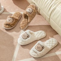 StepGrace Vente en gros Salle de bain confortable Spa Mousse à mémoire Maison BearSlides Maison Femmes Hommes Intérieur Extérieur Plate-forme Pantoufle