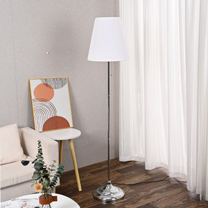 Chambre à coucher dorée moderne à côté de la chaîne de lecture Abat-jour en tissu Rétro Lampadaires de table Luminaires - Product Image 5