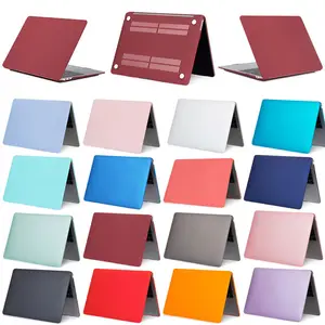 18 Colors Available Rubberized Frosted Clear Hard Case Cover For Macbook Pro 13 inches Air Retina Case