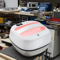 Machine d'impression numérique portable AST&T HP2 pour t-shirts, petite presse à chaud combinée, imprimante automatique de labels/cartes, certifiée CE/RoHS