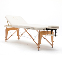 Besser Camillas De Masajes Lit De Massage Schönheits salon Bett Tragbares 3-teiliges Klapp bett aus Holz