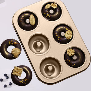 Moldes para hornear donuts en casa, creativos mini moldes antiadherentes para hacer pasteles y galletas, bandejas de acero al carbono. - Product Image 6