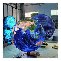 Pantalla LED Esférica en Forma de Globo, 2mm, 1m, 4K, Impermeable, Alto Brillo, Amplio Rango de Color, para Exhibiciones, Stock de Fábrica