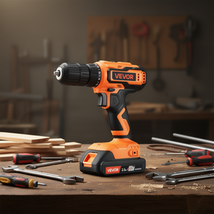 Trapano Avvitatore a Batteria Vevor 1/2 Pollici 20V a Doppia Velocità Variabile con Caricabatterie per Foratura Legno e Metallo e Avvitatura - Product Image 2