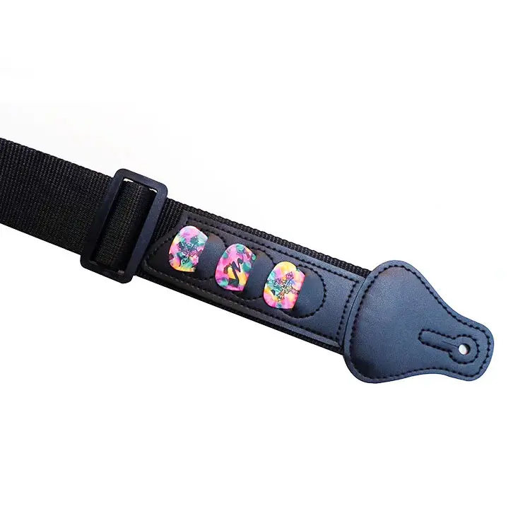 PP material multi-mouth pick acoustic guitar strap made in China fast delivery and high quality strap