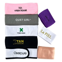 Vente Directe Usine Meilleure Vente Personnalisée Bandeau Maquillage en Tissu Éponge pour Soin du Visage