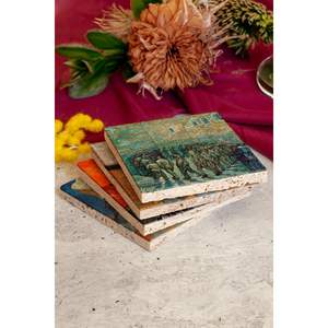 ชุดจานรองแก้วหิน 4 ชิ้น วินเซนต์ แวนโก๊ะ รุ่นตุรกี VanGogh01 ของพรีเมียมสำหรับโปรโมชั่น - Product Image 3