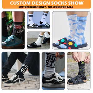 Fabricante de Meias Personalizadas com Design Gratuito, Meias de Algodão Personalizadas com Logo Tricotado para Homens - Product Image 6