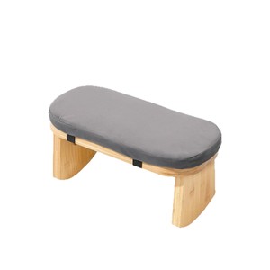 Wooden Yoga Meditation Stool Rectangular Modern Simple Design For Home Practice Unisex Use - Product Image 5