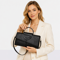 Sac à main en cuir PU souple Alibaba-online-shopping, sac à main de luxe pour femmes, sac à bandoulière de style designer, élégant