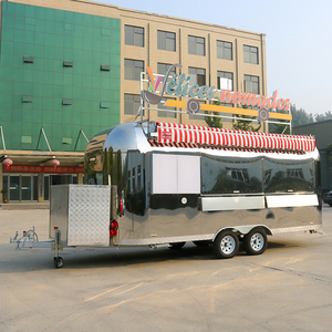 Camion de restauration rapide CAMPTRL, entièrement équipé, en acier inoxydable, pour hamburgers, tacos, avec équipement de cuisine. - Product Image 1