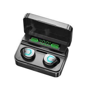 Бесплатный образец Новый M36-3 наушники беспроводные наушники tws мини-вкладыши наушники спортивные игровые светодиодный дисплей, аудиофоны F9 M36 гарнитура