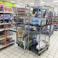 Chariot pliable de conteneur de cage de petit pain de Offre Spéciale de Rolltainer personnalisé par E-DECK de supermarché