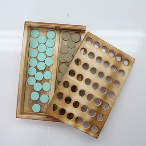 Настольная игра «Четыре в ряд» гигантского размера из дерева, с возможностью выбора размера, для всей семьи, развивающая, с кейсом для монет и правилами - Product Image 4