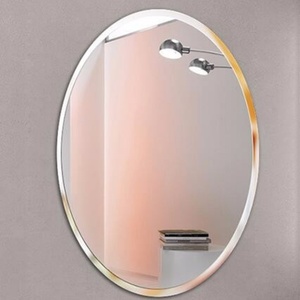 Customized Silver 2-8mm Clear Glass <b>Panel</b> Modern Retail Shop Wall Decor Oval Frameless Wall <b>Mirror</b> for Bedroom - Product Image 5
