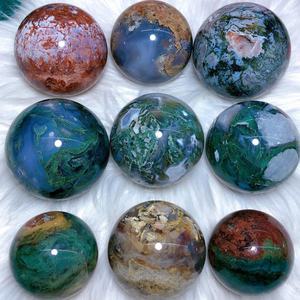 Esferas de Cristal de Ágata Musgosa Natural Pulida al por Mayor, Bolas de Cristal para Regalos y Otras Artesanías de Cristal - Product Image 5