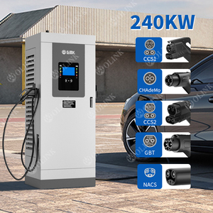 Olink Factory Direkt verkauf DC EV Ladegerät 240KW Universal <span class=keywords><strong>Fast</strong></span> EV Ladegerät Öffentliche DC EV Ladestation mit Touchscreen - Product Image 2
