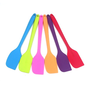 Espátula de silicona de una pieza, espátula para mantequilla, espátula para crema y pasteles, raspador para mezclar salsa de dulce de turrón, herramienta para hornear - Product Image 2