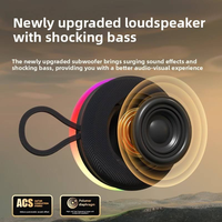 Haut-parleur portable magnétique Redwingy 5W 1500mAh avec radio FM, mini lecteur de musique TWS, haut-parleurs étanches pour salle de bain
