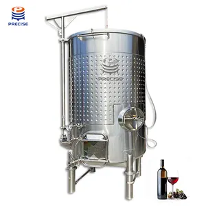 Thép không gỉ 1000L 2000L 5000L lớn nổi mái xe tăng hệ thống làm mát xe tăng rượu vang