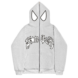 ไม่มีขั้นต่ำในการสั่งซื้อ เสื้อฮู้ดดี้ผู้ชายแบบสวมหัว น้ำหนัก 300 กรัม เป็นมิตรกับสิ่งแวดล้อม สีดำขาว พิมพ์ลายตัวอักษร เสื้อแจ็คเก็ตลำลองสำหรับฤดูใบไม้ร่วง ผ้าฝ้ายเฟรนช์เทอร์รี่ - Product Image 6