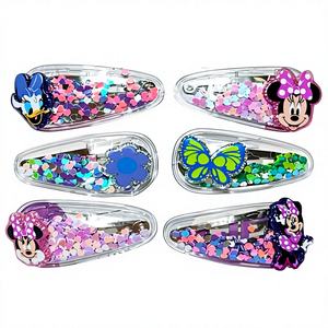 ชั้นวางสินค้าพร้อมส่ง H.E.R. อุปกรณ์เสริมผมลิขสิทธิ์แท้สำหรับเด็กผู้หญิง 6 ชิ้น กิ๊บติดผมน่ารัก ตัวการ์ตูนดั้งเดิมสุดโปรด ดีไซน์เหนือกาลเวลา - Product Image 1