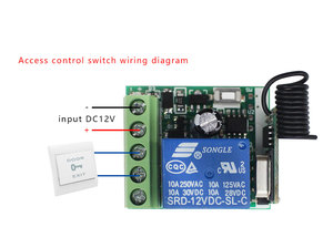 Với chức năng chậm trễ, học tập loại 12V khối lượng nhỏ điều khiển truy cập điều khiển từ xa chuyển đổi động cơ đèn điều khiển 24V tùy chọn - Product Image 2