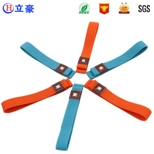 Correas Elásticas Lihao Naranja y Azul Cielo de Poliéster Estilo Moderno para Lonchera, Diadema y Banda para el Sudor - Product Image 4