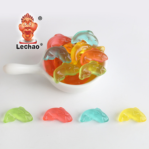 Halal Bulk <strong>Sweets</strong> and Candies Fish Shape Jelly Gummy Candy Multicolored Candies Manufacturer - Product Image 3