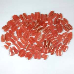 Natural Rhodochrosite Pair Cabochon Loose Gemstone Oval Pear Cabochon Handmade Earrings Jewelry Making Stone - Product Image 1