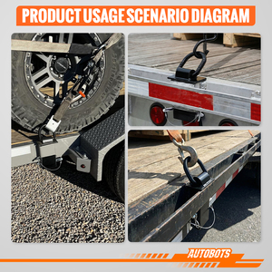 AUTOBOTS 8T Anneaux en D robustes amovibles en acier 5/8 pour remorques avec goupille anti-chute pour camions à plateau et remorques, lot de 4 - Product Image 6