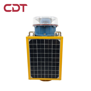 Luz de advertencia de avión <span class=keywords><strong>Led</strong></span> <span class=keywords><strong>solar</strong></span> Luz De Torre <span class=keywords><strong>Baliza</strong></span> Intensidad media Tipo B Luz de obstrucción intermitente roja - Product Image 2