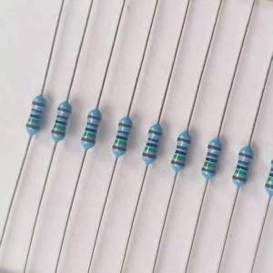 Résistance à film métallique axiale RXNE MF à haute stabilité, tolérance 1 %, 1R-10M, 1/8W-3W, <span class=keywords><strong>code</strong></span> <span class=keywords><strong>couleur</strong></span>, résistances fixes, composants électroniques - Product Image 5