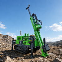 Foreuse de carottage portable à moteur diesel, 1000 m de profondeur, avec système entièrement hydraulique pour un forage rapide de minerai