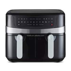 Aifa friggitrice a doppia aria con <span class=keywords><strong>2</strong></span> cestelli doppia friggitrice ad aria 9L 2400W a due Zone grande digitale friggitrice ad aria forno - Product Image 2