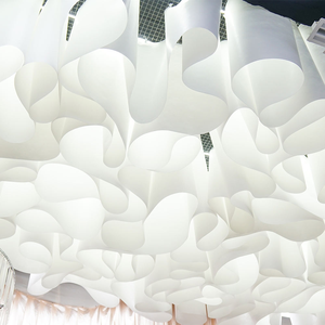 Decorazione per Soffitto in Carta con Texture Francese, Design a Onde e Nuvole per Feste di Matrimonio - Product Image 6