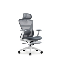 Chaise de bureau ergonomique inclinable en maille JOHOOFURNITURE avec appui-tête, structure en PP, fabriquée en Chine pour salle de conférence