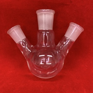 High Purity Heat Resistance Lab Glassware Transparent <strong>Quartz</strong> Glass Chemistry <strong>Round</strong> Bottom <strong>Flask</strong> 3 Necks 250ml - Product Image 6