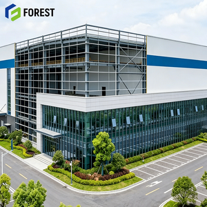 Hub logistique en acier structurel anti-corrosion avec système de toiture à panneaux solaires, usine certifiée ISO9001 - Product Image 1