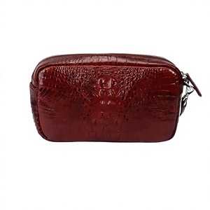 Pochette de luxe Luxali 2026 en cuir de crocodile et d'alligator pour homme avec fermeture éclair – Prix compétitif direct usine – Sac portefeuille - Product Image 2