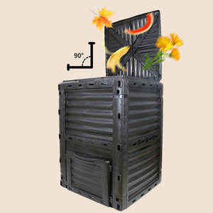 Contenedor <span class=keywords><strong>de</strong></span> Compostaje Plegable <span class=keywords><strong>de</strong></span> Plástico para Exteriores, Práctico Compostador <span class=keywords><strong>de</strong></span> Jardín para Fertilizante - Product Image 6