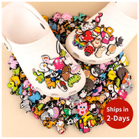 Kit de Décoration de Chaussures Adorable : Breloques 3D LOVE, Chien, Chat, Animaux, Cœur, Cristal pour Personnalisation DIY