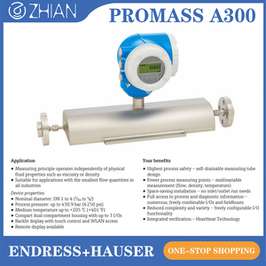 เครื่องวัดอัตราการไหลแบบคอริโอลิส Endress+Hauser Proline Promass a 300 แบบท่อเดี่ยวขนาดกะทัดรัดสำหรับการวัดหลายค่าพารามิเตอร์ - Product Image 5