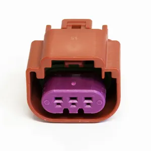 Konektor tahan air otomotif Sensor bahan bakar Flex konten etanol 3 Pin