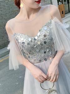 2026 Custom-made popular gown design lace <strong>up</strong> sling A-line <strong>fairy</strong> bride <strong>dress</strong> elegant women evening <strong>dress</strong> - Product Image 4