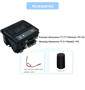 Module d'<span class=keywords><strong>imprimante</strong></span> thermique miniature 58 mm avec RS232/TTL 12V, <span class=keywords><strong>imprimante</strong></span> de reçus intégrée - Product Image 6