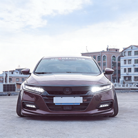 Phares LED 6000K de rechange pour Honda Accord G10 2018-2022, avec feux de jour Demon Eye et clignotants séquentiels, Plug-and-Play, étanches